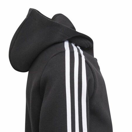 Felpa con Cappuccio da Bambina Adidas Essentials Nero