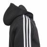 Felpa con Cappuccio da Bambina Adidas Essentials Nero