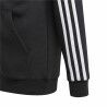 Felpa con Cappuccio da Bambina Adidas Essentials Nero