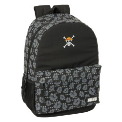 Zaino Scuola One Piece Pirates Nero 30 x 46 x 14 cm