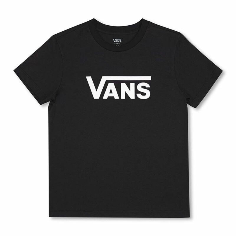 Maglia a Maniche Corte Donna Vans Drop V SS Crew-B Nero Maglia a Maniche Corte Donna Vans Drop V SS Crew-B Nero