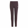 Leggings Sportivi per Bambini Adidas 3 bandas Porpora