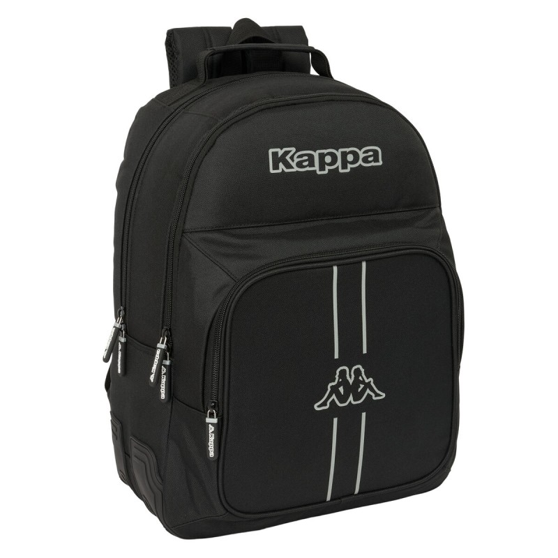 Zaino Scuola Kappa Dark Nero 32 x 42 x 15 cm Zaino Scuola Kappa Dark Nero 32 x 42 x 15 cm