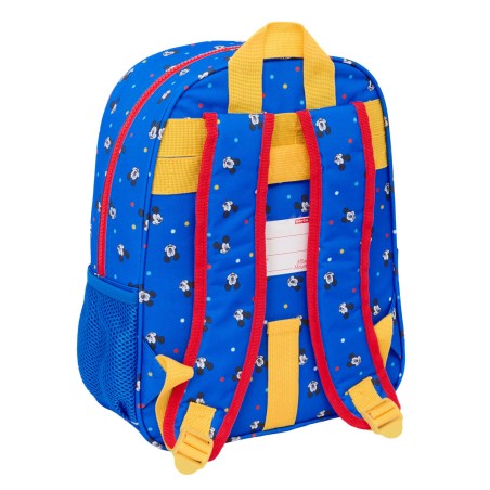 Zaino Scuola Mickey Mouse Clubhouse Good day Azzurro 26 x 34 x 11 cm
