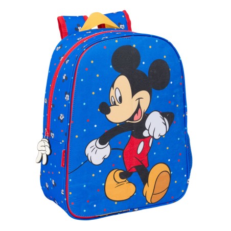 Zaino Scuola Mickey Mouse Clubhouse Good day Azzurro 26 x 34 x 11 cm