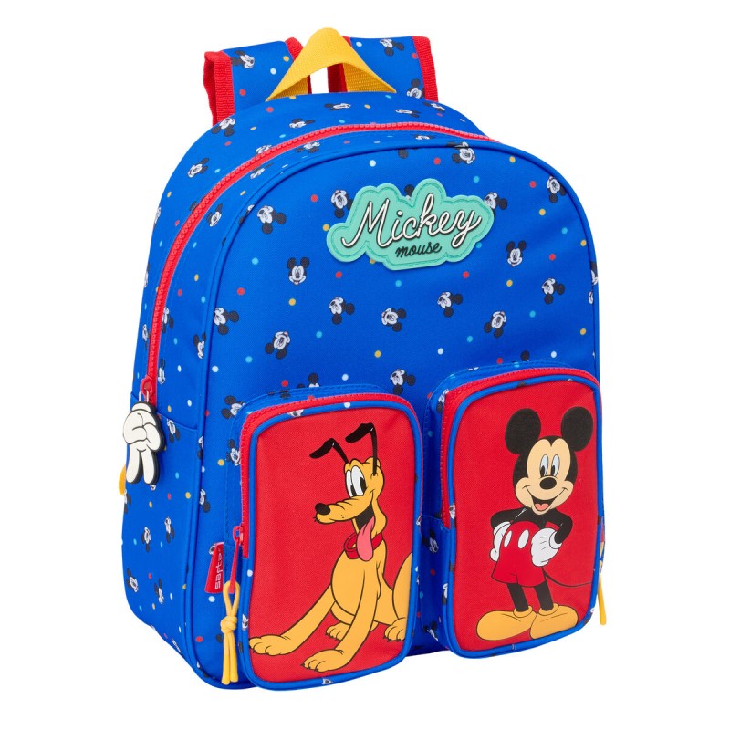 Zaino Scuola Mickey Mouse Clubhouse Good day Azzurro 28 x 34 x 10 cm Zaino Scuola Mickey Mouse Clubhouse Good day Azzurro 28 x 34 x 10 cm