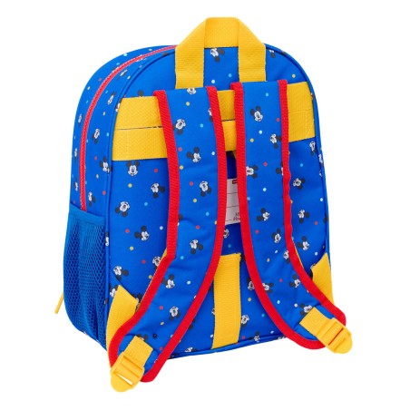Zaino Scuola Mickey Mouse Clubhouse Good day Azzurro 28 x 34 x 10 cm
