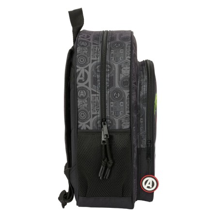 Zaino Scuola The Avengers Vendetta Nero 32 x 38 x 12 cm