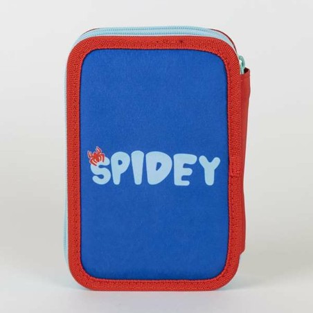 Astuccio Scuola Spidey Azzurro 12,5 x 19,5 x 4,5 cm