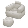 Bestway Sillon Gonfiabile con Reposapiedi Colore Assortito 107x99x80/48x48x36 cm