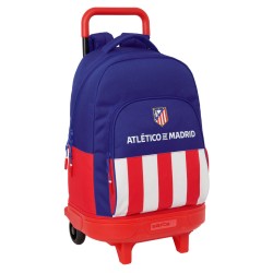 Zaino Scuola Atlético Madrid Azzurro Bianco Rosso 33 x 45 x 22 cm