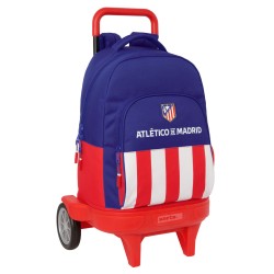 Zaino Scuola Atlético Madrid Azzurro Bianco Rosso 33 x 45 x 22 cm
