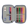 Astuccio Doppio Harry Potter Captain Blu Marino 12.5 x 19.5 x 4 cm Astuccio Doppio 29 Pezzi