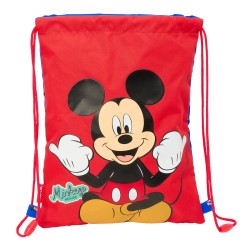 Zainetto con Cordini Mickey Mouse Clubhouse Good day Azzurro 26 x 34 x 1 cm