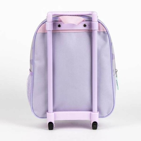 Trolley per la Scuola 3D Stitch Lilla 25,0 x 31,0 x 10,0 cm