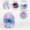 Trolley per la Scuola 3D Stitch Lilla 25,0 x 31,0 x 10,0 cm