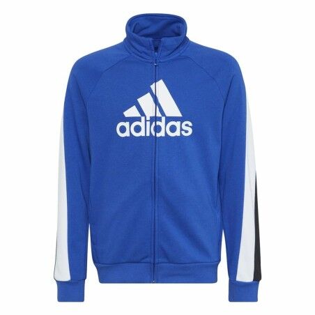 Tuta da Bambini Adidas Colourblock Azzurro Nero