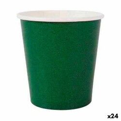 Set di Bicchieri Algon Monouso Cartone Verde 20 Pezzi 120 ml (24 Unità)