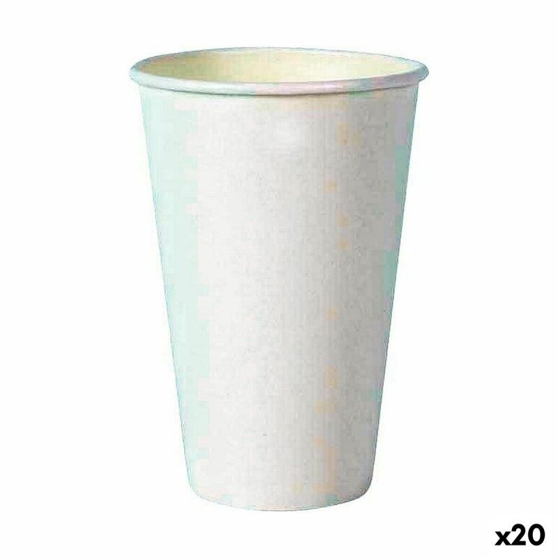 Set di Bicchieri Algon Monouso Cartone 330 ml Bianco 10 Pezzi (20 Unità) Set di Bicchieri Algon Monouso Cartone 330 ml Bianco 10 Pezzi (20 Unità)