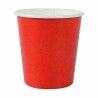 Set di Bicchieri Algon Monouso Cartone Rosso 20 Pezzi 120 ml (24 Unità)