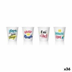 Set di Bicchierini da Chicchetto Algon Monouso Cartone 20 Pezzi 50 ml (36 Unità)