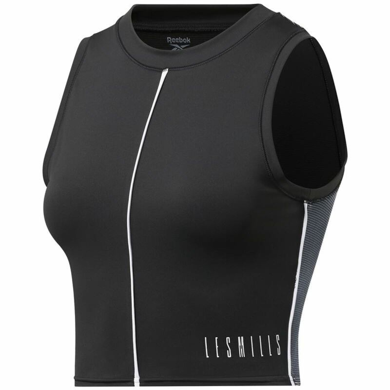 Maglia Smanicata da Donna Reebok Les Mills® Performance Nero Maglia Smanicata da Donna Reebok Les Mills® Performance Nero