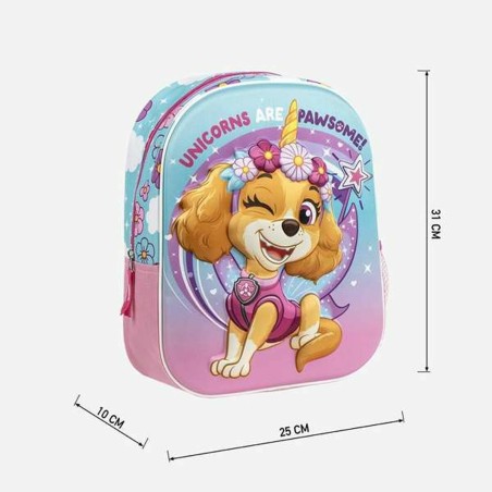 Zaino Scuola The Paw Patrol Rosa 25,0 x 31,0 x 10,0 cm