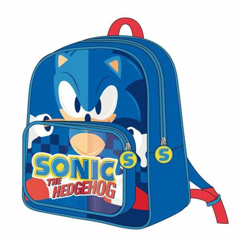 Zaino Scuola Sonic Azzurro 25,0 x 30,0 x 1,2 cm Zaino Scuola Sonic Azzurro 25,0 x 30,0 x 1,2 cm