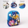 Zaino Scuola 3D Sonic 25 x 31 x 9 cm