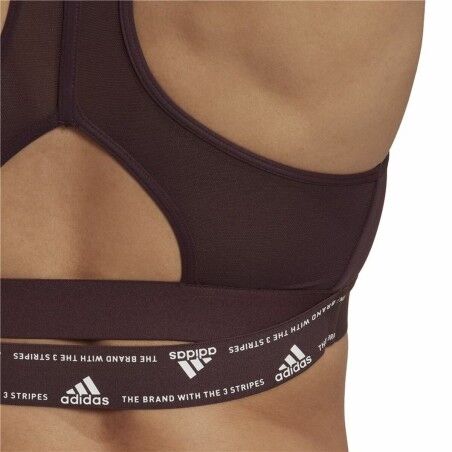 Reggiseno Sportivo Adidas Powerreact Viola scuro