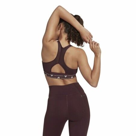 Reggiseno Sportivo Adidas Powerreact Viola scuro