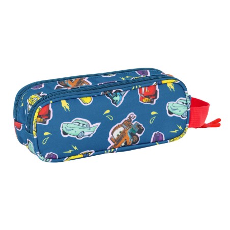 Portaoggetti Doppio Cars Racing Blu Marino 21 x 8 x 6 cm