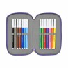 Astuccio Doppio SuperThings Guardians of Kazoom Giallo Viola (28 Pezzi)