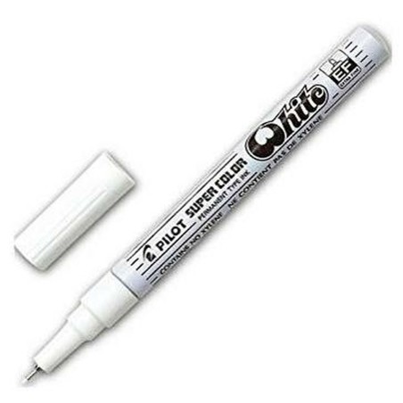 Marcatore permanente Pilot Bianco (12 Unità)