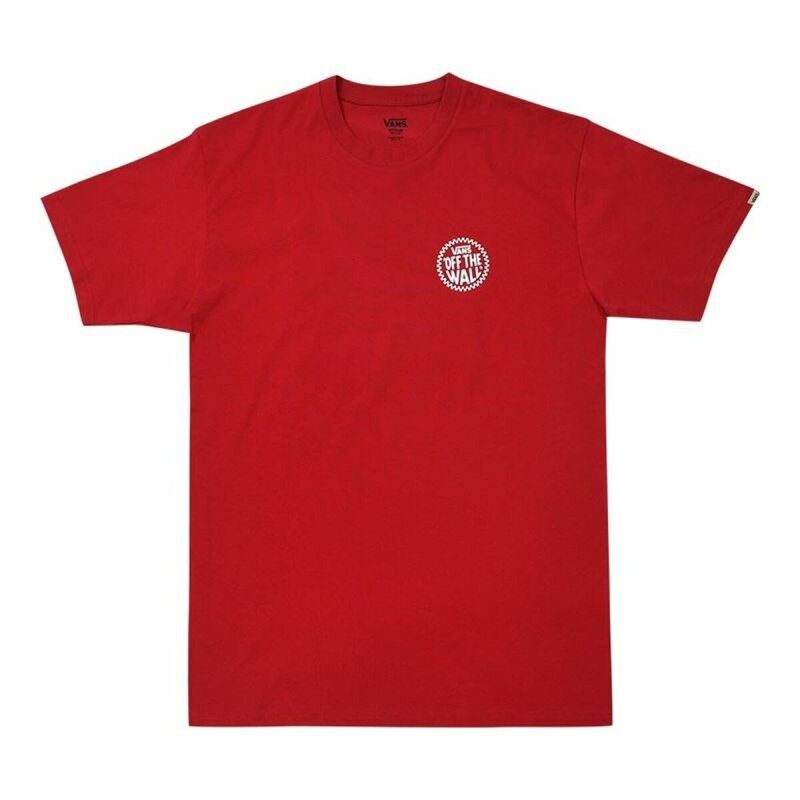 Maglia a Maniche Corte Uomo Vans Forever Rosso