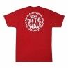 Maglia a Maniche Corte Uomo Vans Forever Rosso