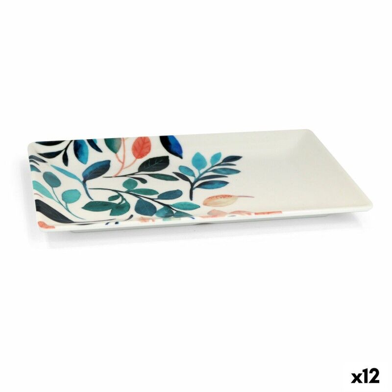 Vassoio La Mediterránea Alba Melammina 25 x 15 x 2 cm (12 Unità) Vassoio La Mediterránea Alba Melammina 25 x 15 x 2 cm (12 Unità)