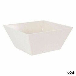 Ciotola per Aperitivi La Mediterránea Melammina Bianco Brillante 18 x 18 x 8 cm (24 Unità)