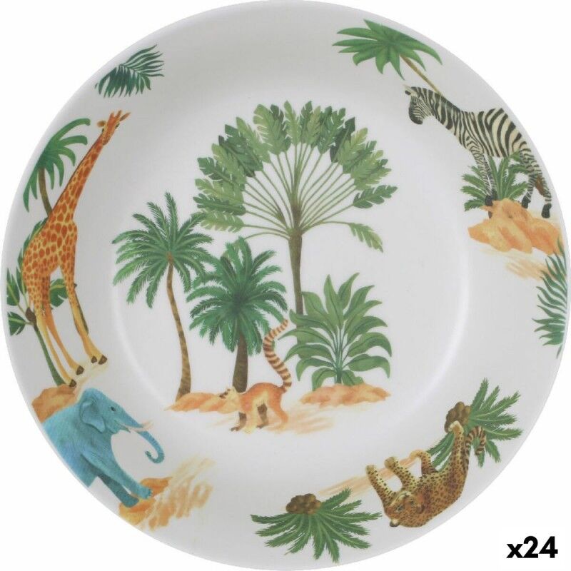 Piatto Fondo La Mediterránea Sauvage Melammina 20 x 20 x 5 cm (24 Unità) Piatto Fondo La Mediterránea Sauvage Melammina 20 x 20 x 5 cm (24 Unità)