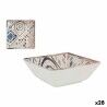 Ciotola per Aperitivi La Mediterránea Grecia Azzurro Marrone Porcellana 13 x 13 x 5 cm (28 Unità)