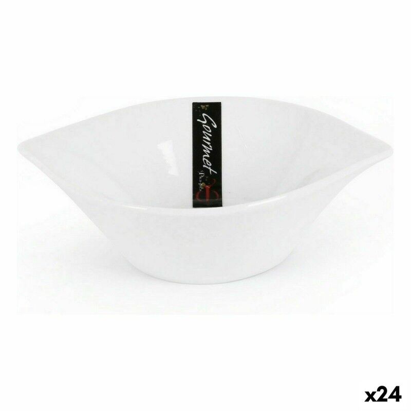 Ciotola per Aperitivi Pica-pica gourmet Bianco 15 x 11,5 x 4,2 cm (24 Unità) Ciotola per Aperitivi Pica-pica gourmet Bianco 15 x 11,5 x 4,2 cm (24 Unità)