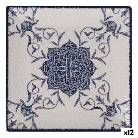 Piatto da Dolce La Mediterránea Rosetta 18 x 18 x 2 cm (12 Unità)
