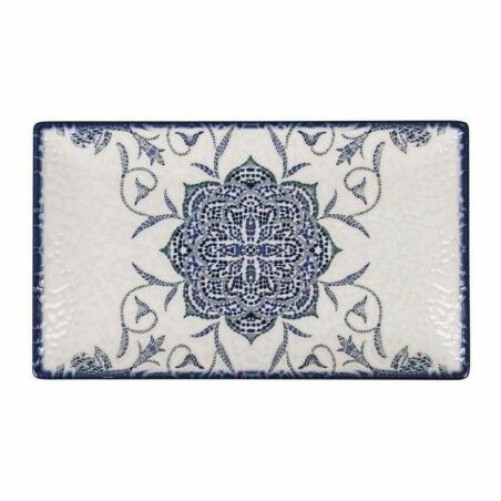 Teglia da Cucina La Mediterránea Rosetta Porcellana Rettangolare 25,3 x 15 x 1,8 cm (18 Unità)