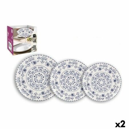 Servizio di Piatti Inde Blur Gres (2 Unità) (12 pcs)