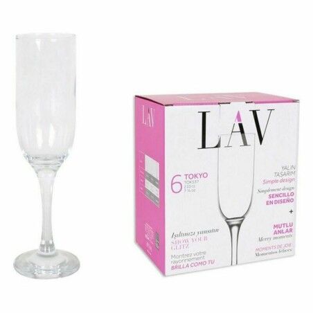 Calice da champagne LAV Tokyo 6 Pezzi (4 Unità)