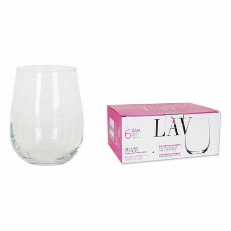 Set di Bicchieri LAV 77949 6 Pezzi (8 Unità) (475 ml)