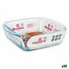 Vassoio da Forno Quttin 66603 1,1 L Vetro Quadrato 1,1 L 19,7 x 16,8 x 5,6 cm (10 Unità)