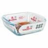 Vassoio da Forno Quttin 66603 1,1 L Vetro Quadrato 1,1 L 19,7 x 16,8 x 5,6 cm (10 Unità)