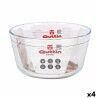 Vassoio da Forno Quttin 104639 Vetro 2,9 L (4 Unità) (21,5 cm)
