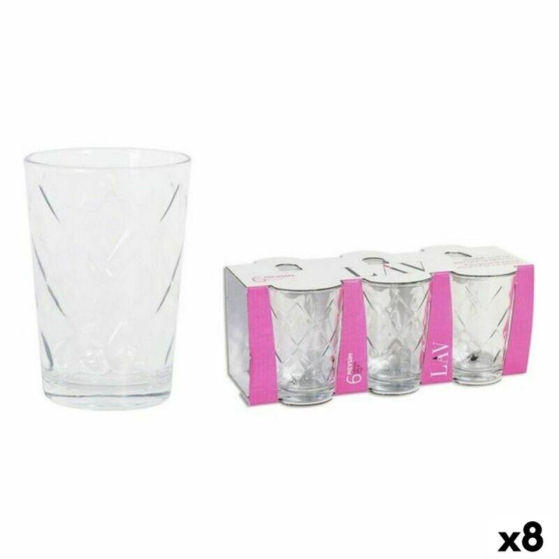 Set di Bicchieri LAV LV-MEV220E 6 Pezzi (8 Unità) (205 ml) Set di Bicchieri LAV LV-MEV220E 6 Pezzi (8 Unità) (205 ml)